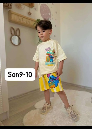 Diger Erkek Çocuk Sarı Tie-Dye Şort