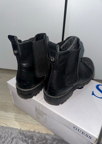 Guess Siyah Payetli Platform Topuklu Kadın Bot - Görsel 2