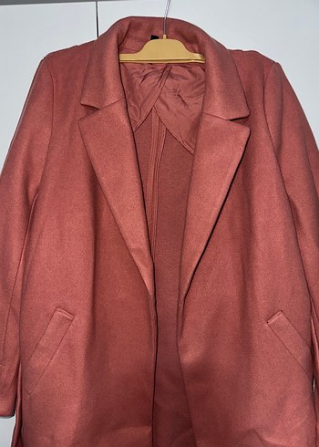 H&M Süet Midi Kadın Kaban/Palto - Görsel 2