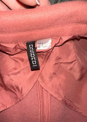H&M Süet Midi Kadın Kaban/Palto - Görsel 4