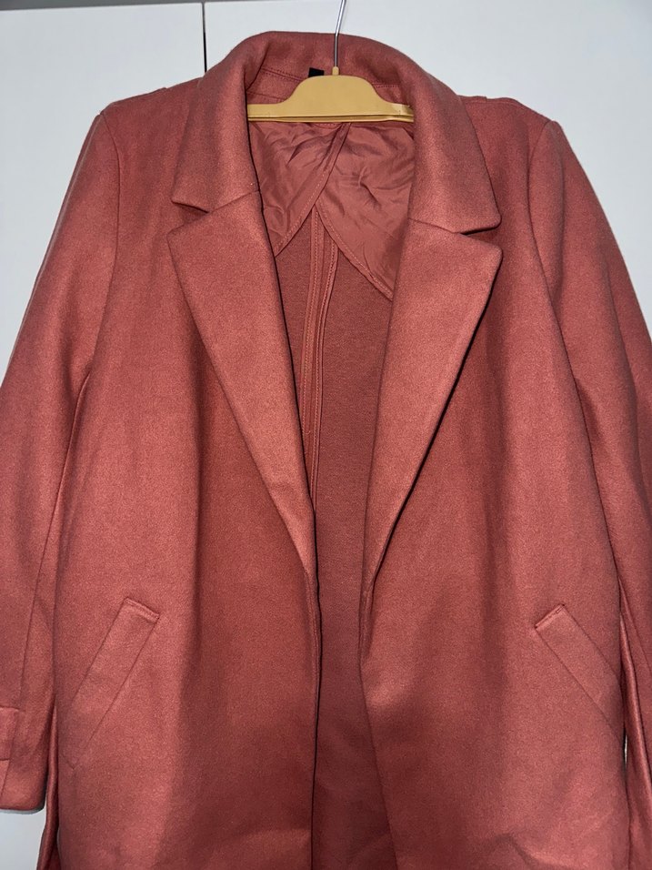 H&M Süet Midi Kadın Kaban/Palto - Görsel 2