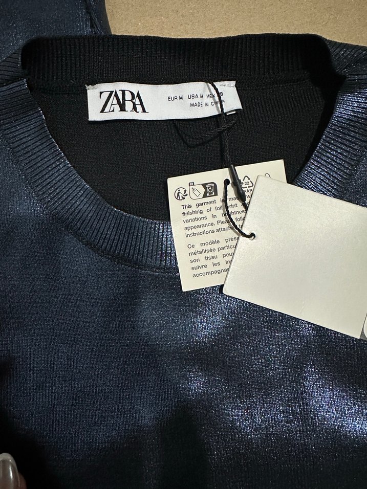 Zara Kadın Parlak Bluz - Görsel 2