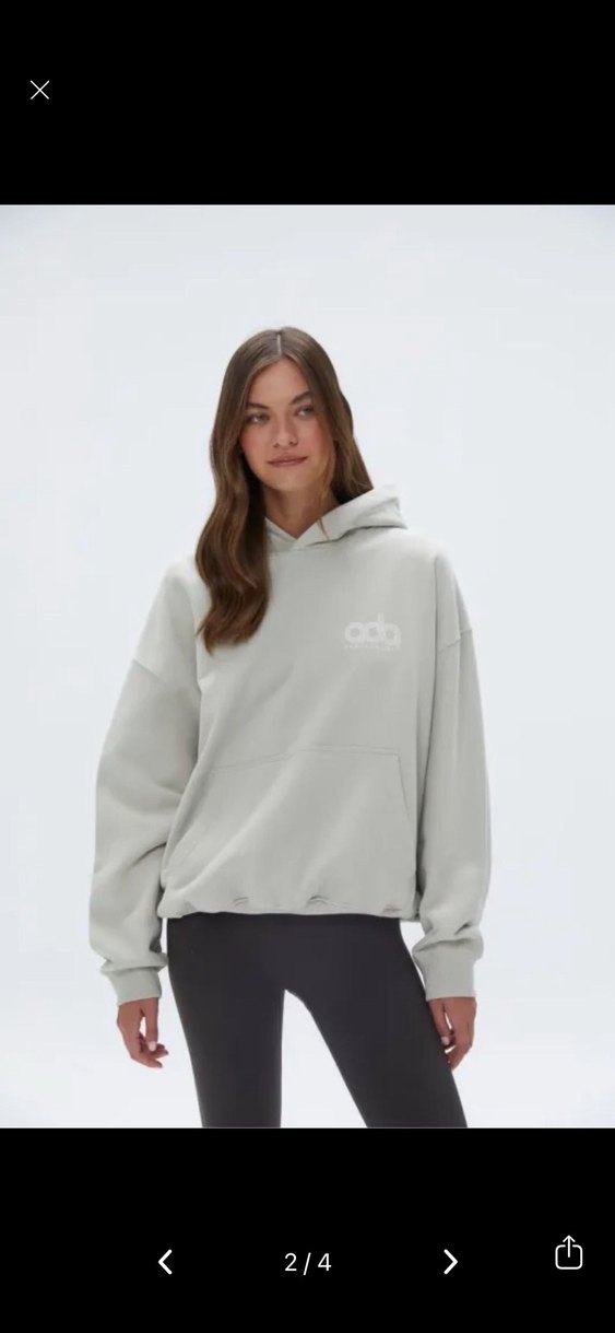 ADOLE Kadın Gri Baskılı Sweatshirt - Görsel 2