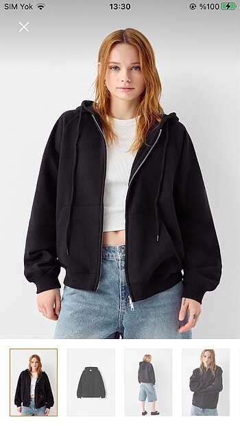 Bershka Oversize hırka