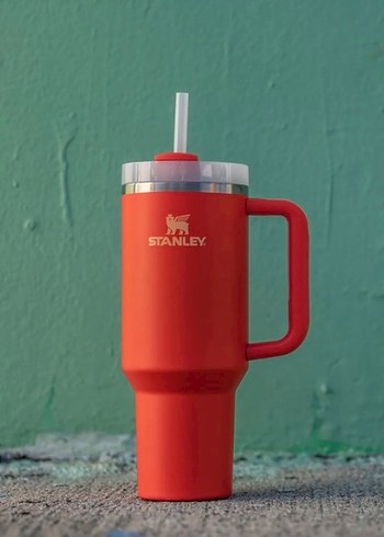 Stanley Turuncu Pipetli Termos Bardak