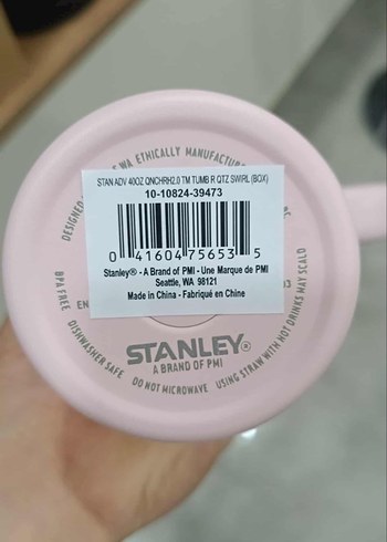 Diğer Stanley Quencher H2.0 Pastel Pembe Termos Bardak