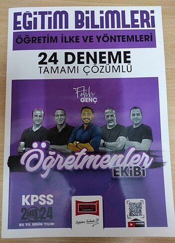 Beden Yargı, Öğretmenler Ekibi Eğitim Bilimleri Tamamı Çözümlü 24 Dene