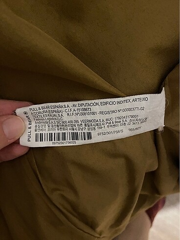 s Beden camel Renk Pull and Bear Kaşe Kaban