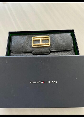 Tommy Hilfiger TOMMY HİLFİGER HAKİKİ DERİ CÜZDAN
