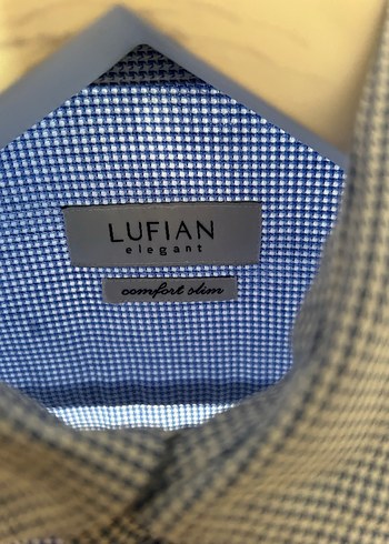 Düğmeli Mavi Gri Erkek Denim Gömlek - Görsel 3