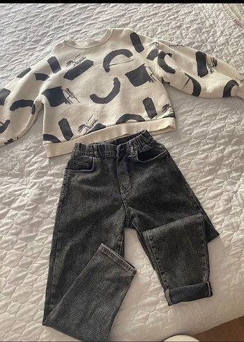 Erkek çocuk kot ve Sweat - Görsel 2