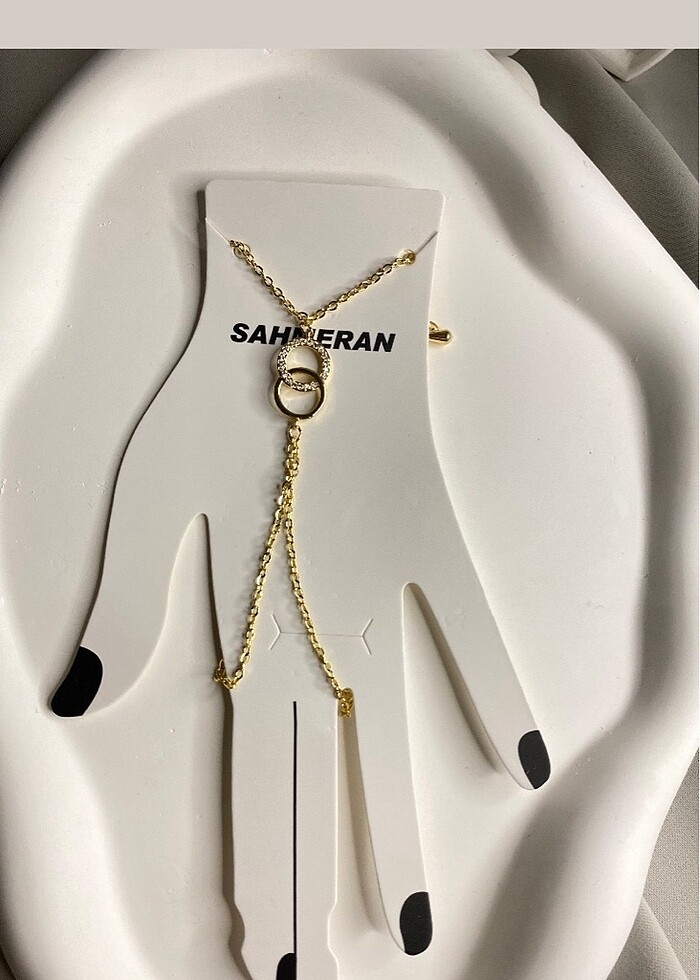 Zirkon taşlı halka detaylı Şahmeran - Görsel 2