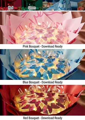 Kelebek Buket - Görsel 3