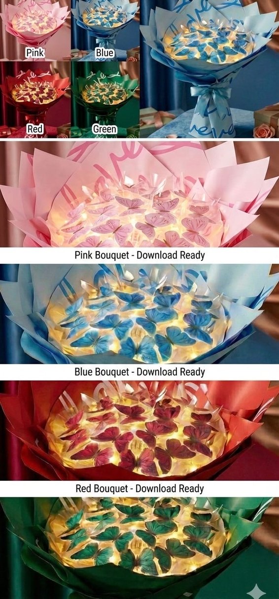 Kelebek Buket - Görsel 3