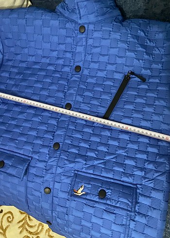 Shiny Mavi Düğmeli Erkek Ceket giyilmemiş sadece etiketi yok - Görsel 7