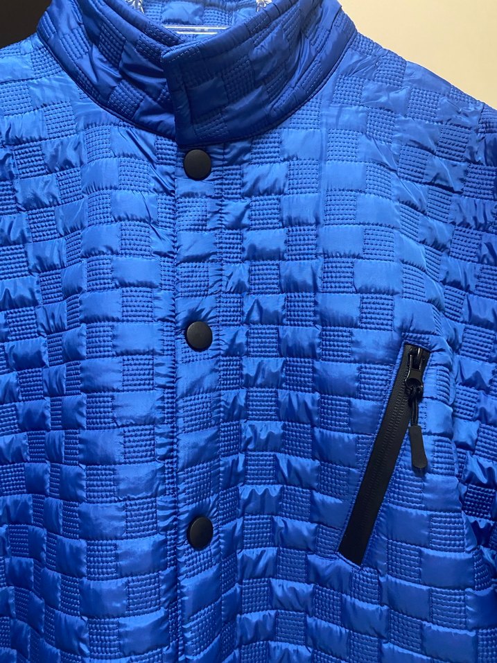 Shiny Mavi Düğmeli Erkek Ceket giyilmemiş sadece etiketi yok - Görsel 2