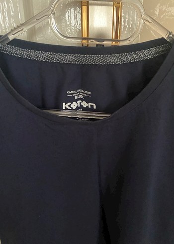 Lacivert Erkek Slim Fit Kısa Kollu Tişört - Görsel 3