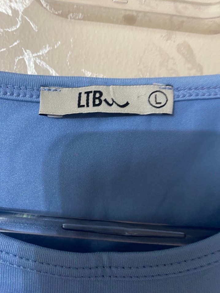 Mavi Mini Kadın Tişört - Görsel 3