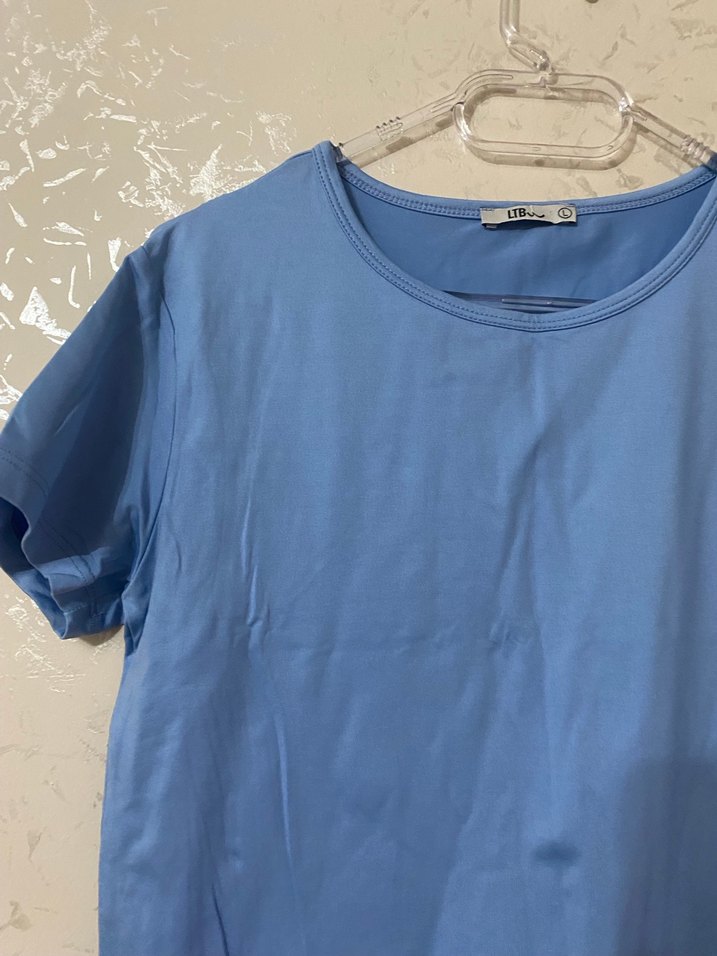 Mavi Mini Kadın Tişört - Görsel 2