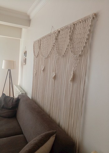 Bej Bohem Nakışlı Duvar Dekoru - Görsel 8