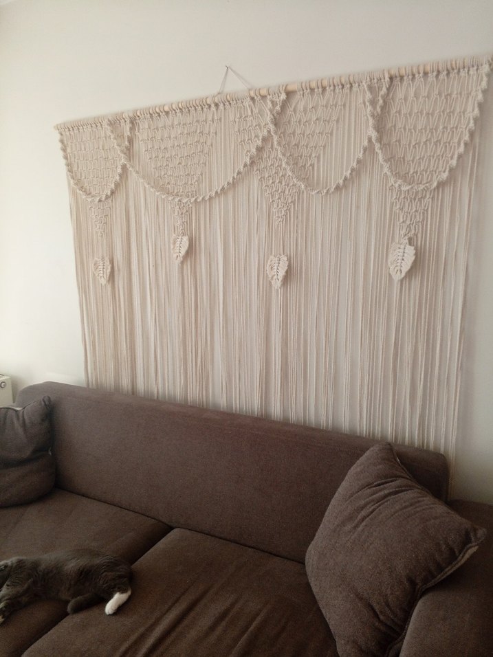 Bej Bohem Nakışlı Duvar Dekoru - Görsel 5