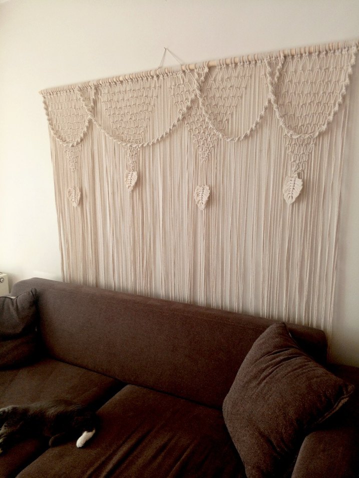 Bej Bohem Nakışlı Duvar Dekoru - Görsel 4