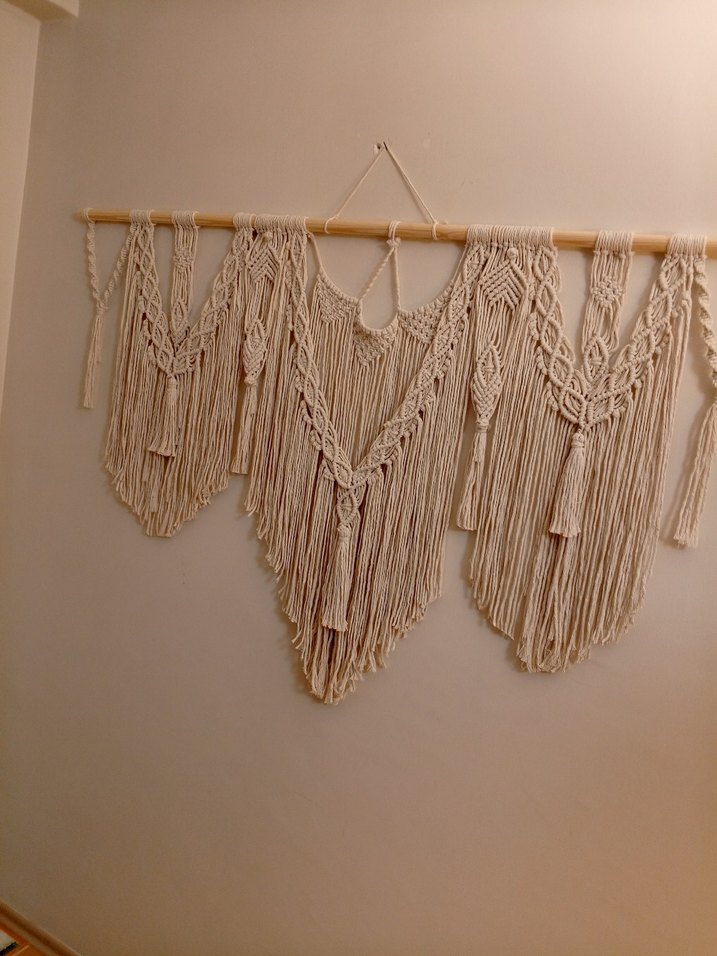 Bohem Makrome Duvar Dekoru - Görsel 4