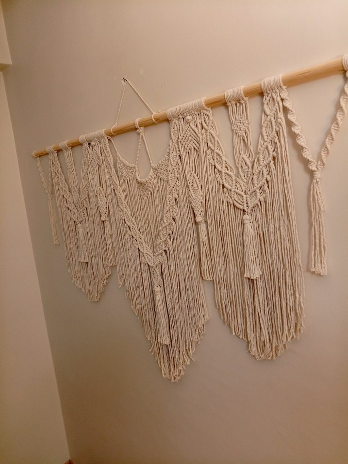 Bohem Makrome Duvar Dekoru - Görsel 5