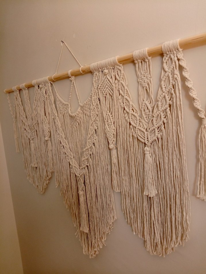 Bohem Makrome Duvar Dekoru - Görsel 2