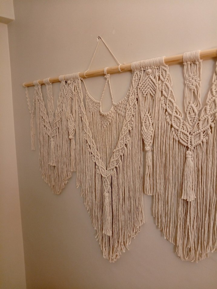 Bohem Makrome Duvar Dekoru - Görsel 3