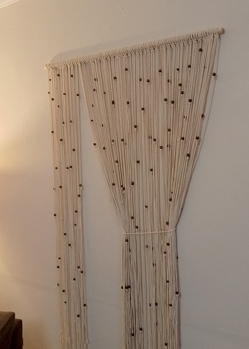 Nakışlı Bohem Bej Perde - Görsel 4