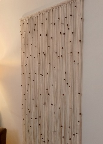 Nakışlı Bohem Bej Perde - Görsel 5