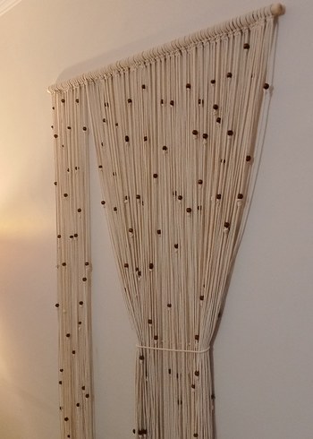 Nakışlı Bohem Bej Perde - Görsel 3