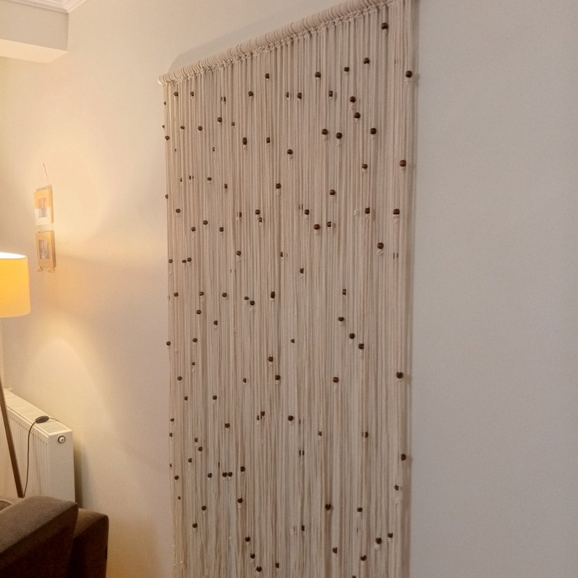 Nakışlı Bohem Bej Perde - Görsel 5