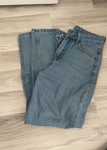 Mavi Bol Kesim Kadın Kot Pantolon
