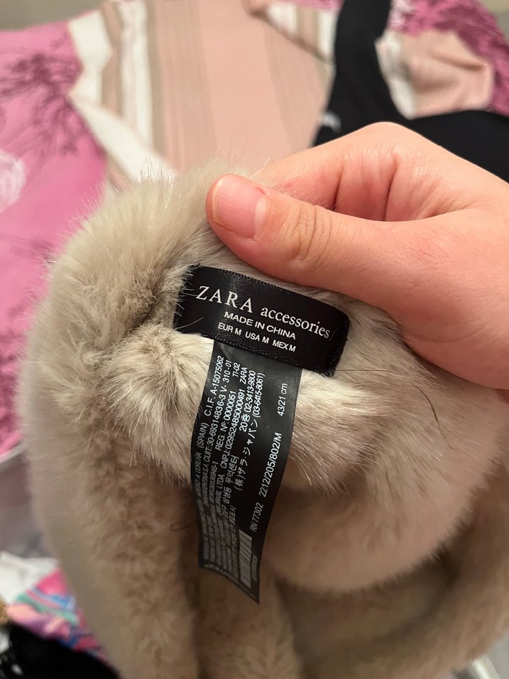 Bej Kadın Kürk Detaylı Midi Boy Bol Kesim - Görsel 3