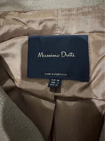 Massimo Dutti Massimo dutti camel kaban