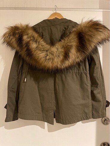 xs Beden haki Renk Zara parka