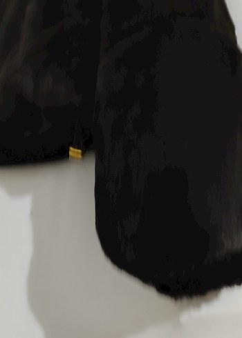 kahverengi Kürklü Yüksek Yakalı Kadın Ceket - Görsel 4