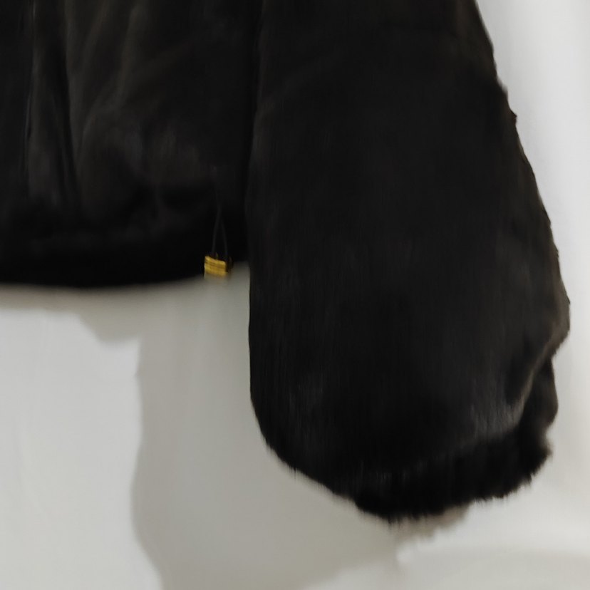 kahverengi Kürklü Yüksek Yakalı Kadın Ceket - Görsel 4