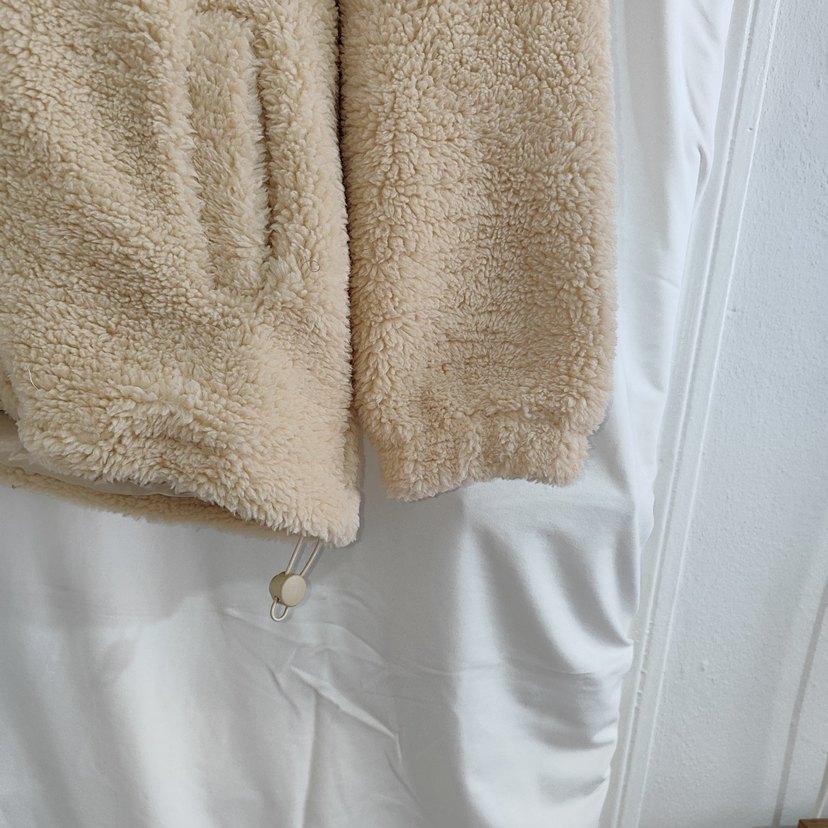 Leopar Desenli Kahverengi Peluş Ceket - Görsel 4