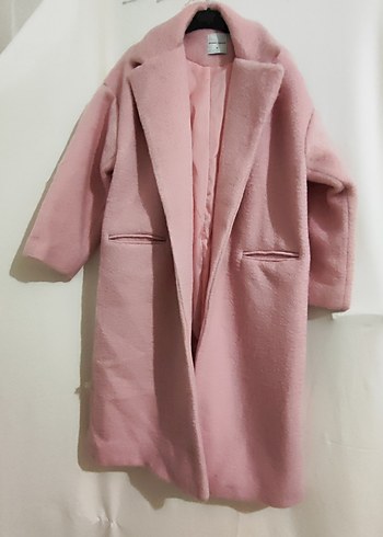 Pembe Uzun Kadın Kaban - Görsel 2