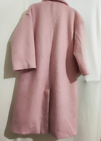 Pembe Uzun Kadın Kaban - Görsel 7