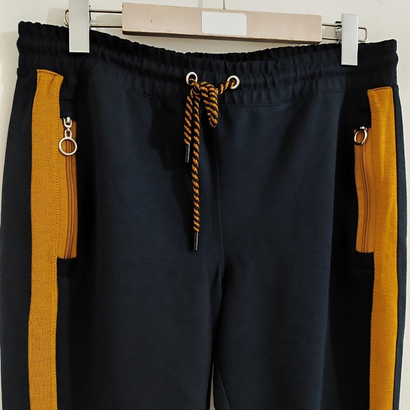 Siyah Şeritli Erkek Eşofman Altı - Görsel 2