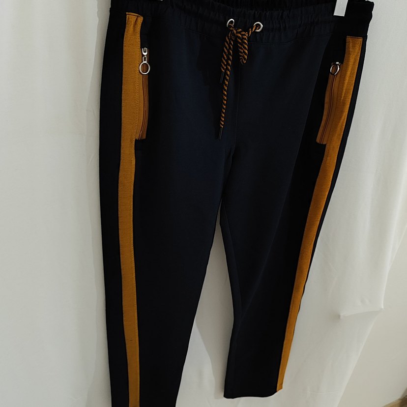 Siyah Şeritli Erkek Eşofman Altı - Görsel 4