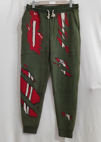 Yeşil Erkek Rahat Kesim Sweatpant - Görsel 2