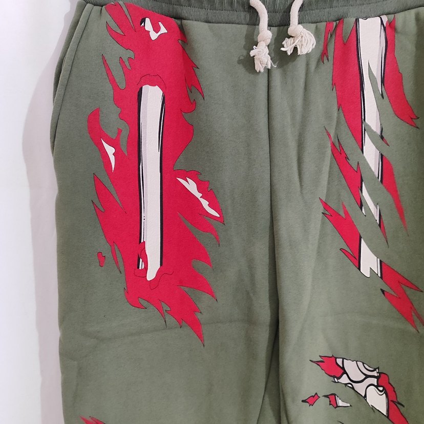 Yeşil Erkek Rahat Kesim Sweatpant - Görsel 3