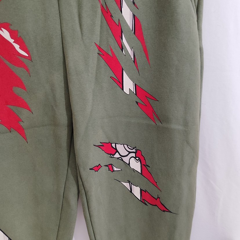 Yeşil Erkek Rahat Kesim Sweatpant - Görsel 4