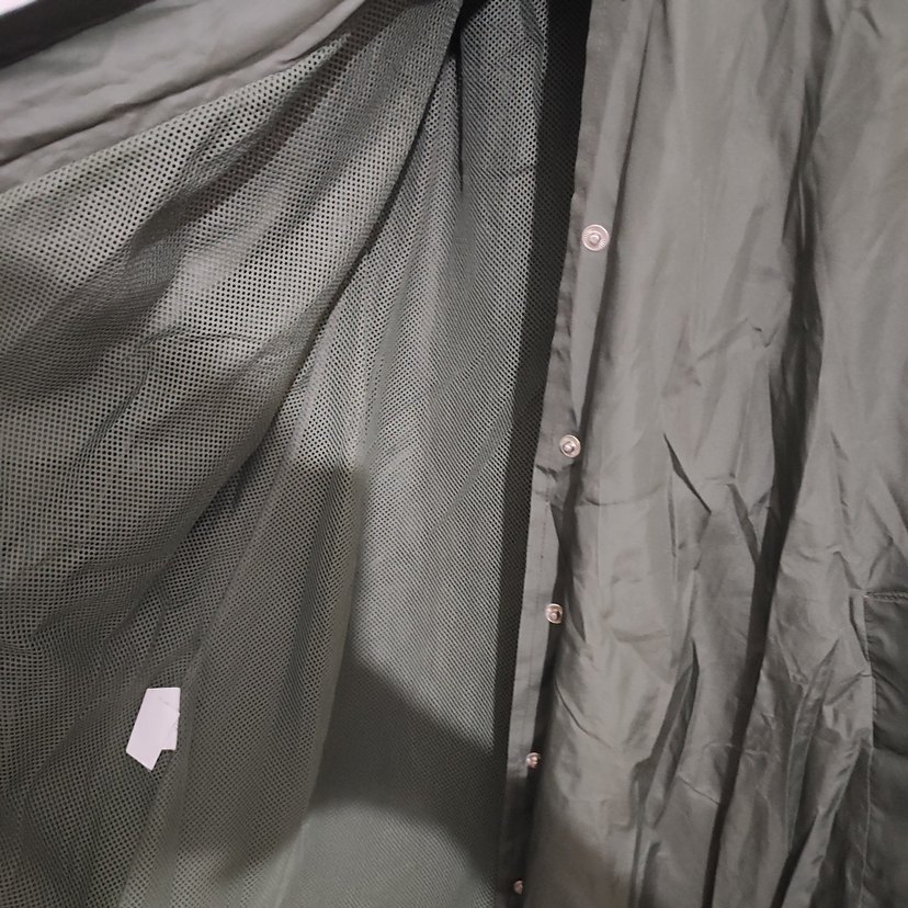 Kadın Haki Uzun Düğmeli Yağmurluk - Görsel 5