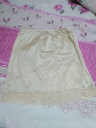 Etek Elbise Alti Dantelli Astar Jupon 38 Beden Penti Camasir 50 Indirimli Gardrops